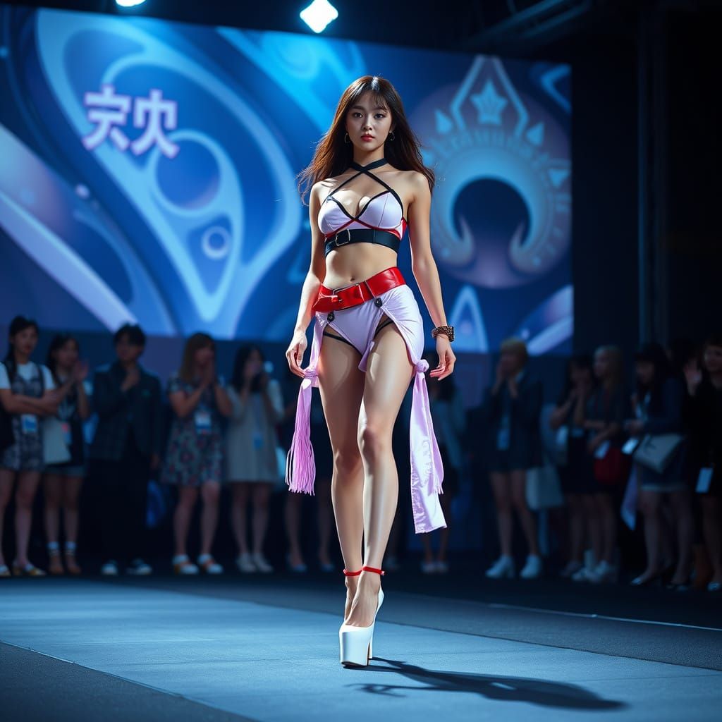 Hyper Realistic Tokyo Girls Collection Fashion Show