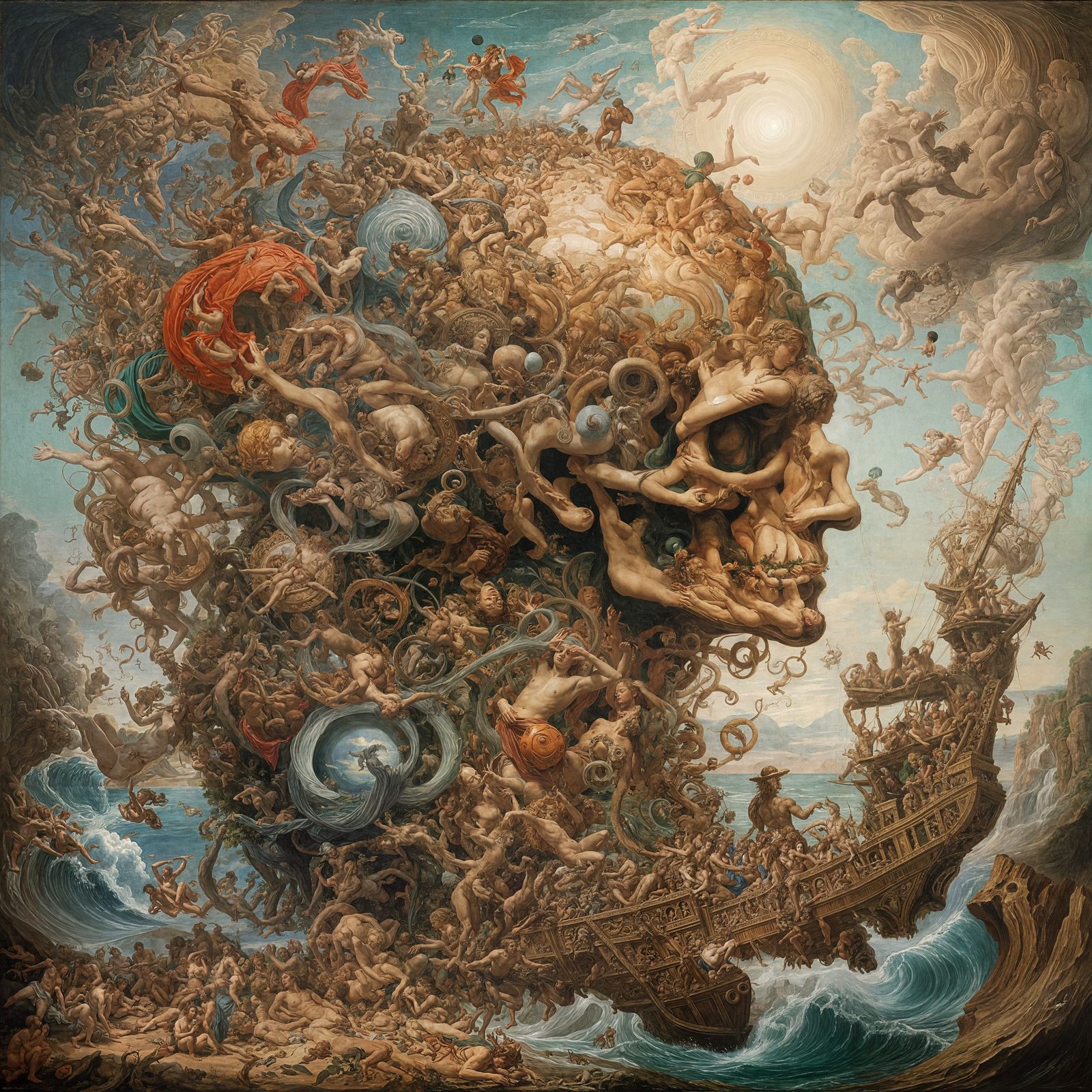 Surreal Flotsam of Abstract Subconscious: Renaissance Painti...