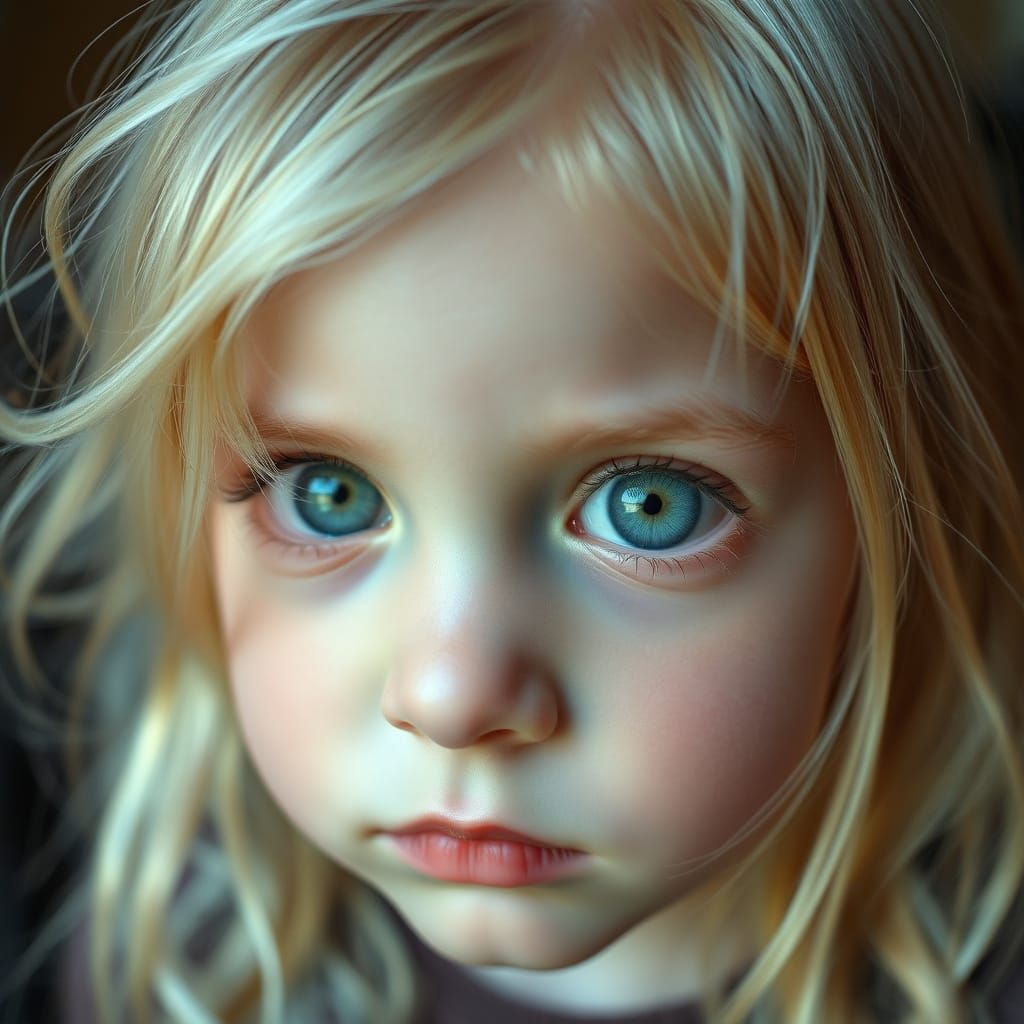 Innocent Child in an Empty Room