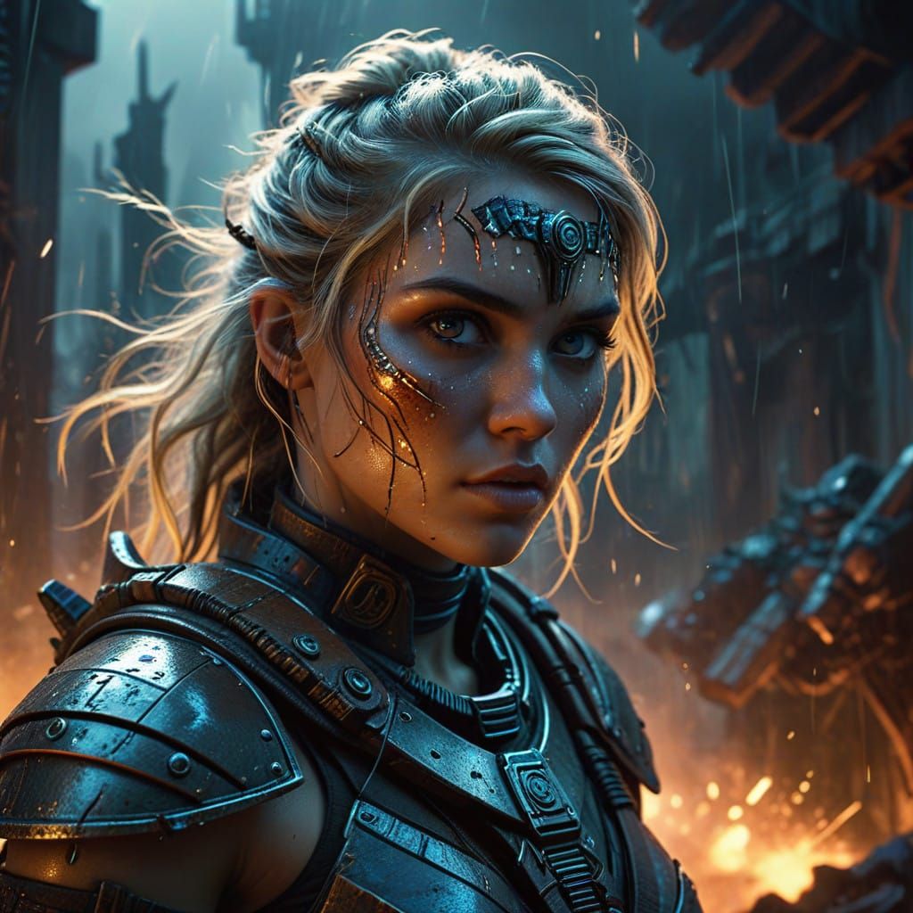 Renaissance Barbaric Woman Warrior