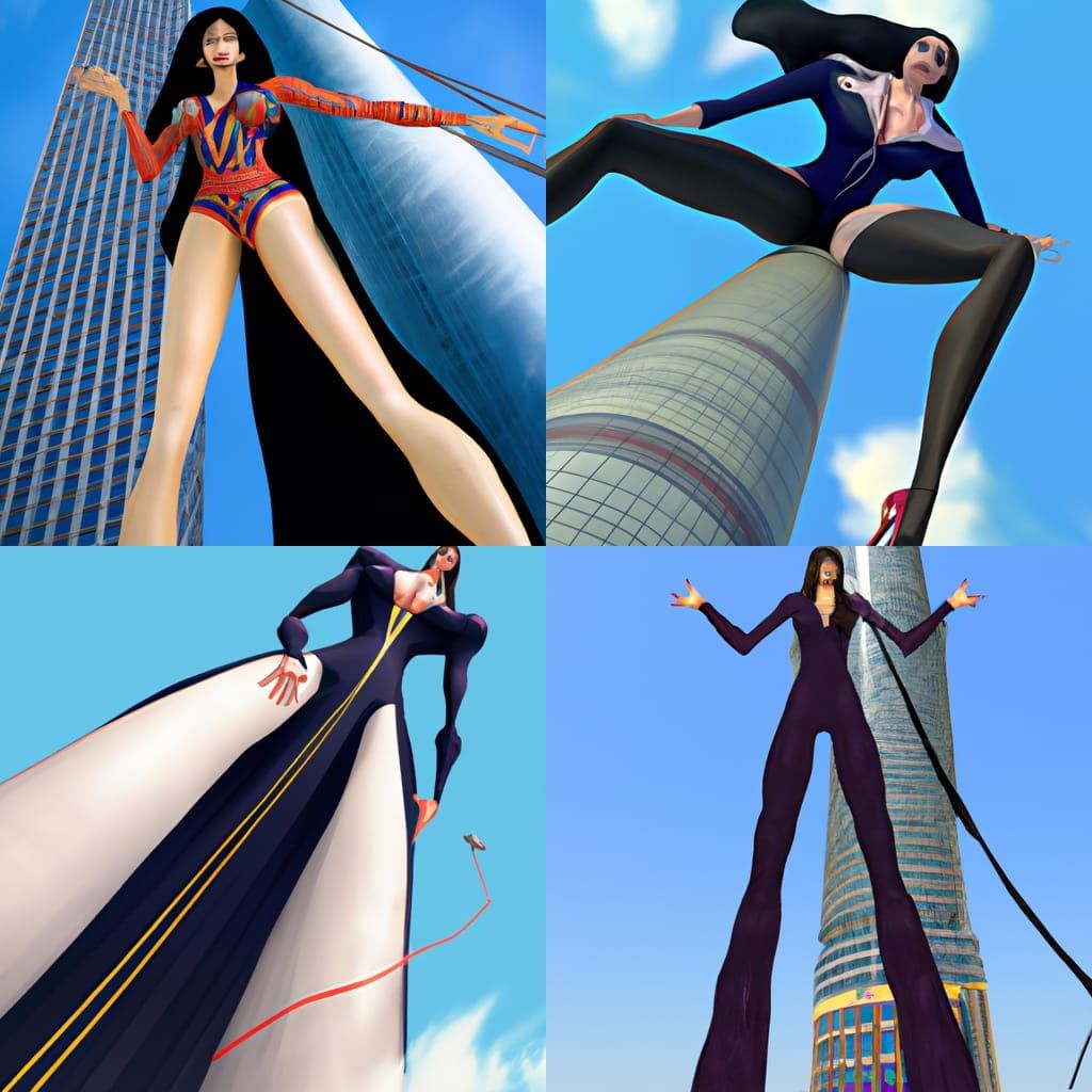 Giantess Zatanna Zatara: A Colossal Rendering