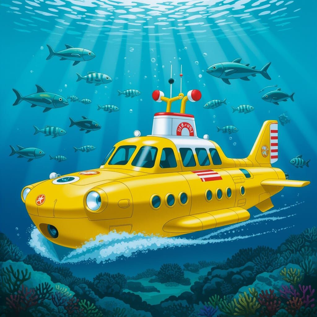 Surreal Yellow Submarine Concept