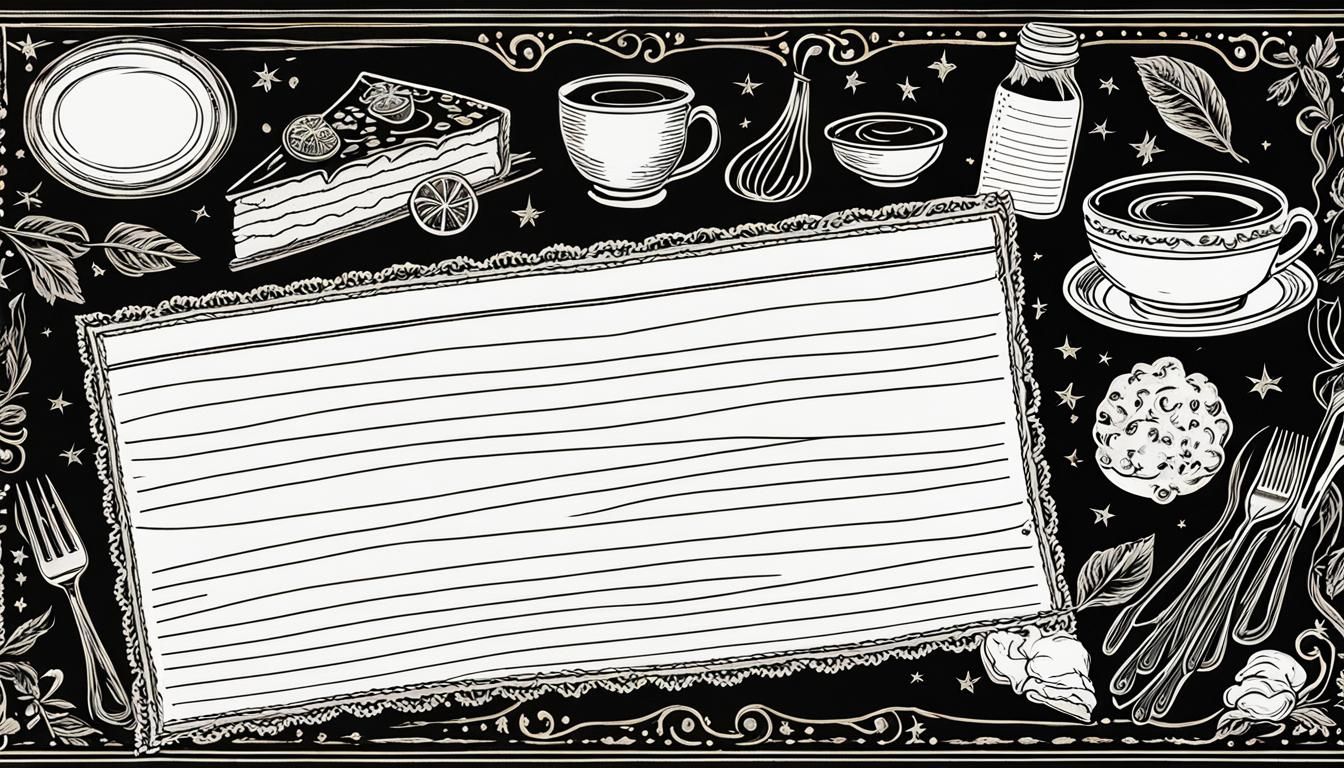 Retro Cookbook Stationery with Acrylic Colors