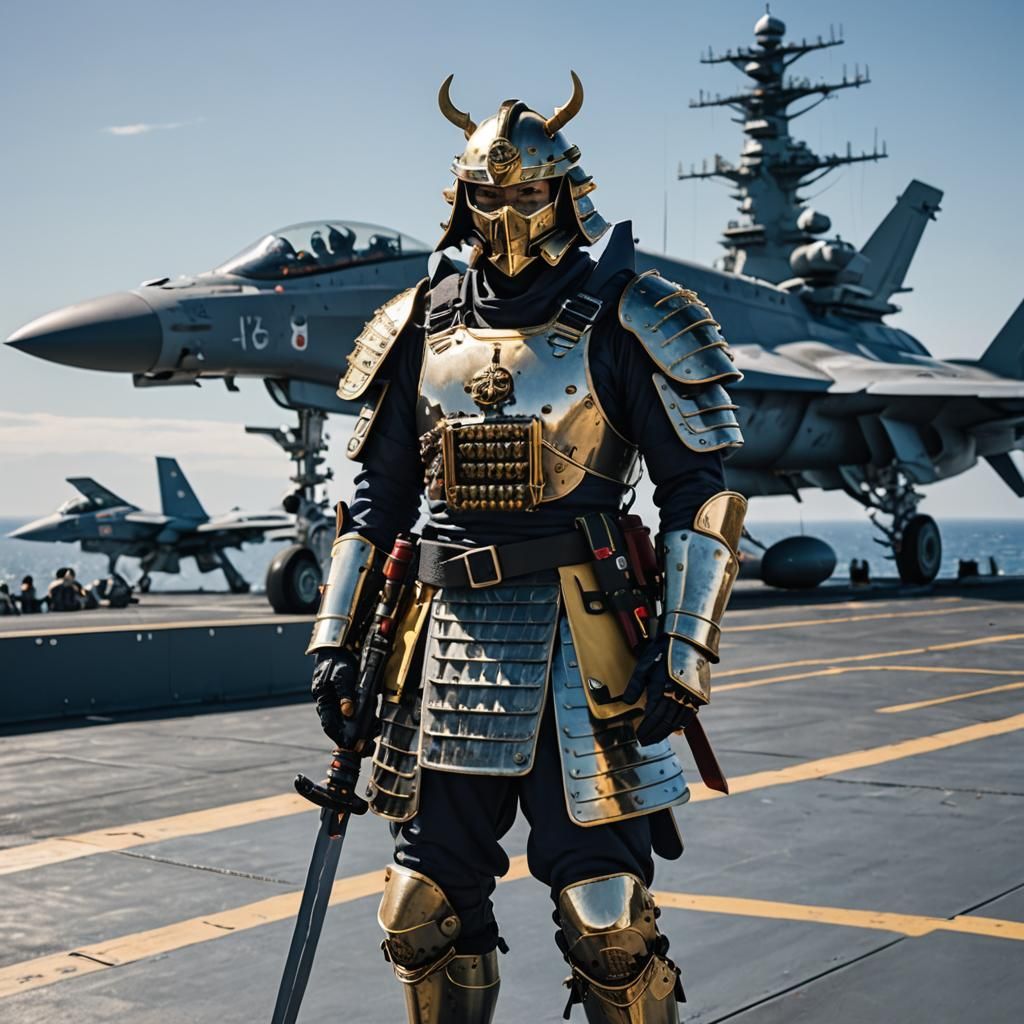 Samurai on Aircraft Carrier in the 21st Century