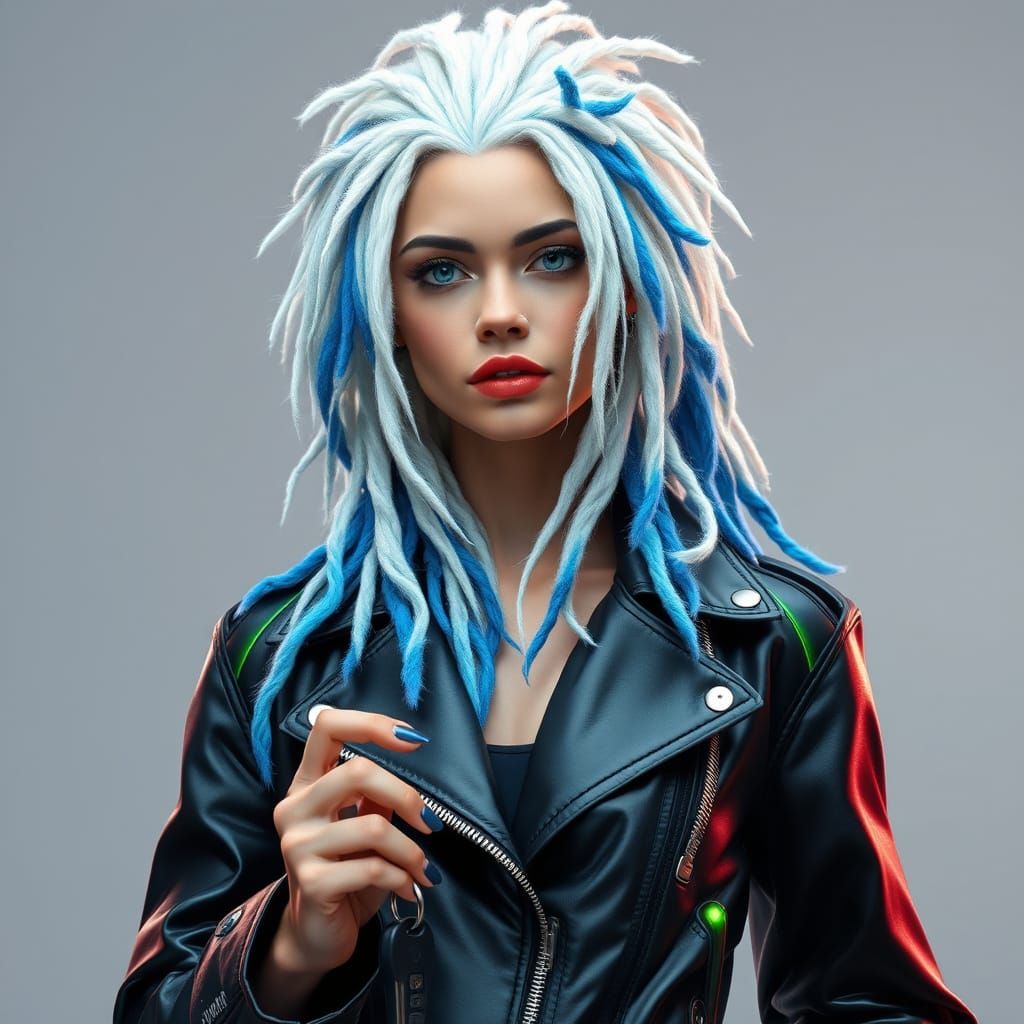 Futuristic Genius Woman Unlocks Secrets of the Universe