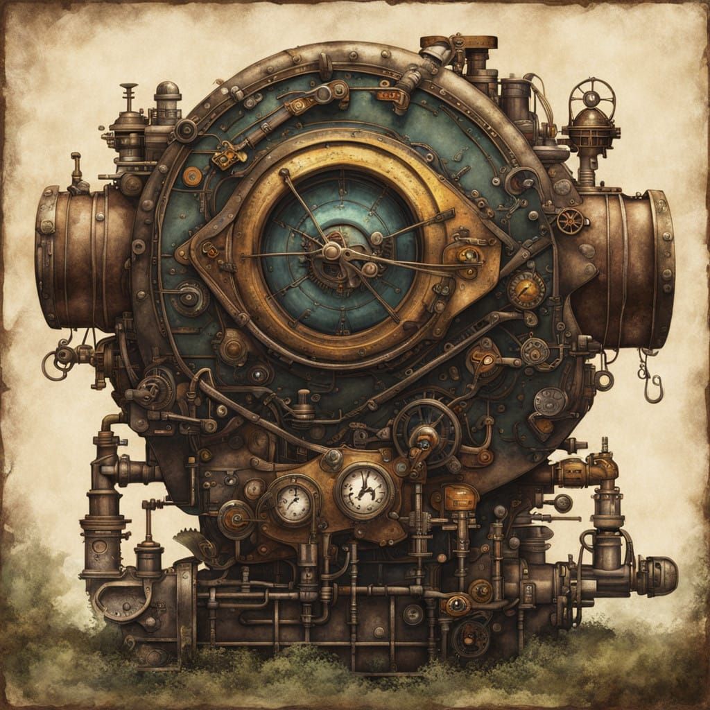 Echoes of the Cosmos in Steampunk Mechanism