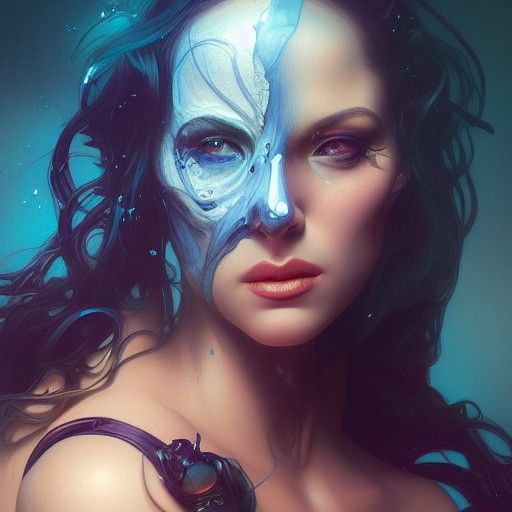 Death Becomes Her: Hyperdetailed Portrait in 4K