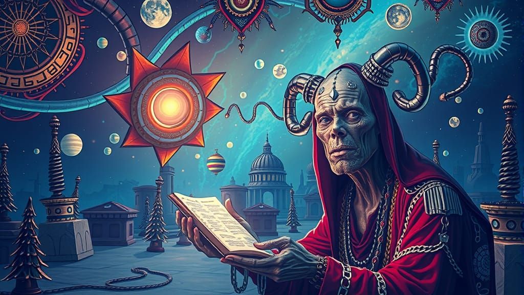 Cyberpunk Skaro-Planktonian Double Creature