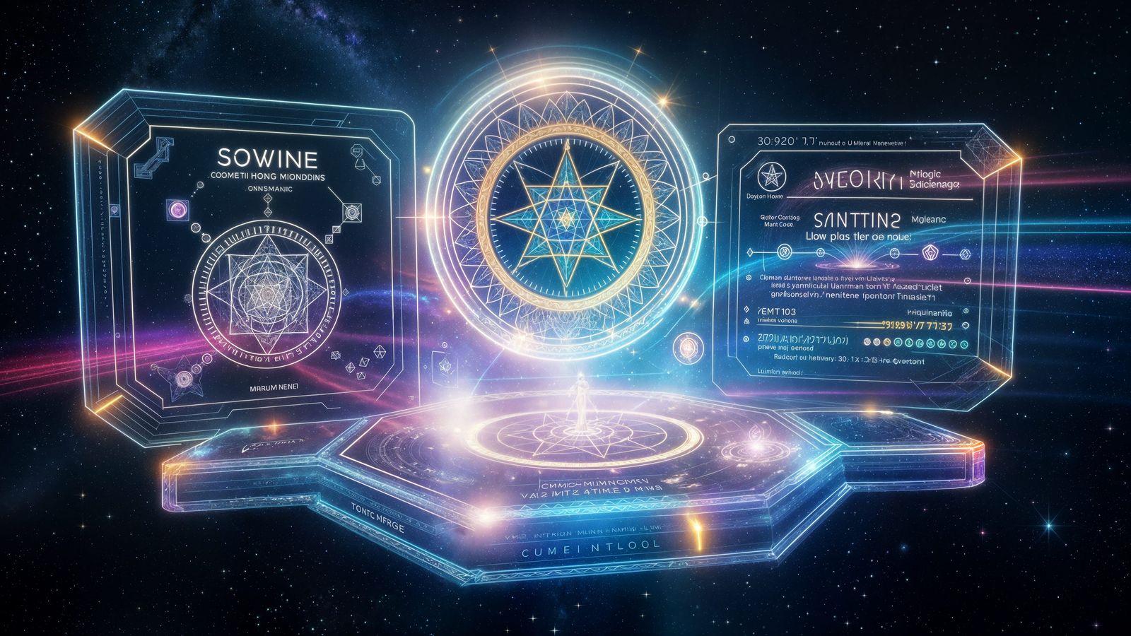 Divine Interface in Cosmic Space