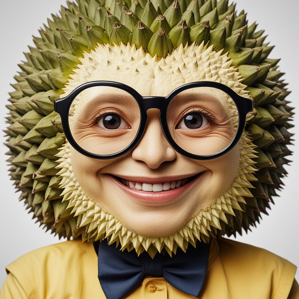 Durian Fruit in Sunglasses
