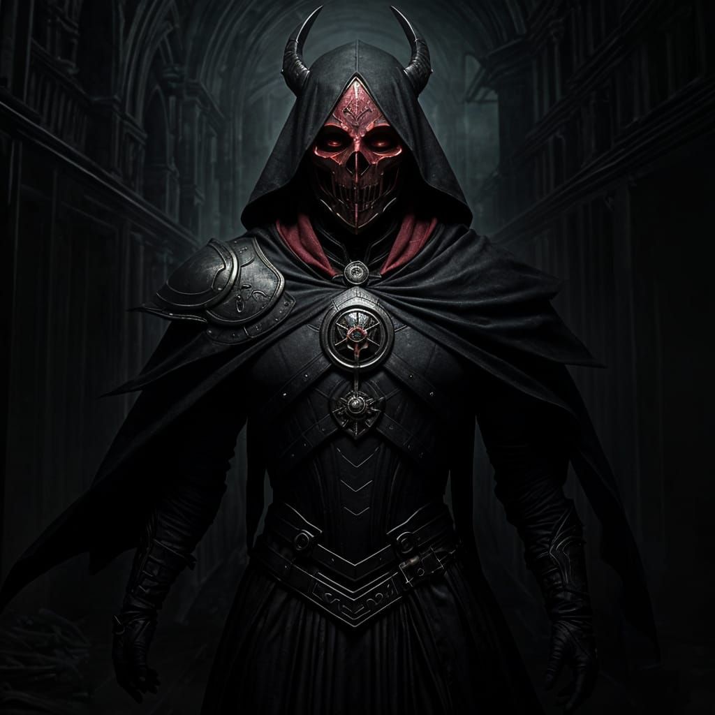 Red Death's Dominion: Dark Fantasy Concept Art