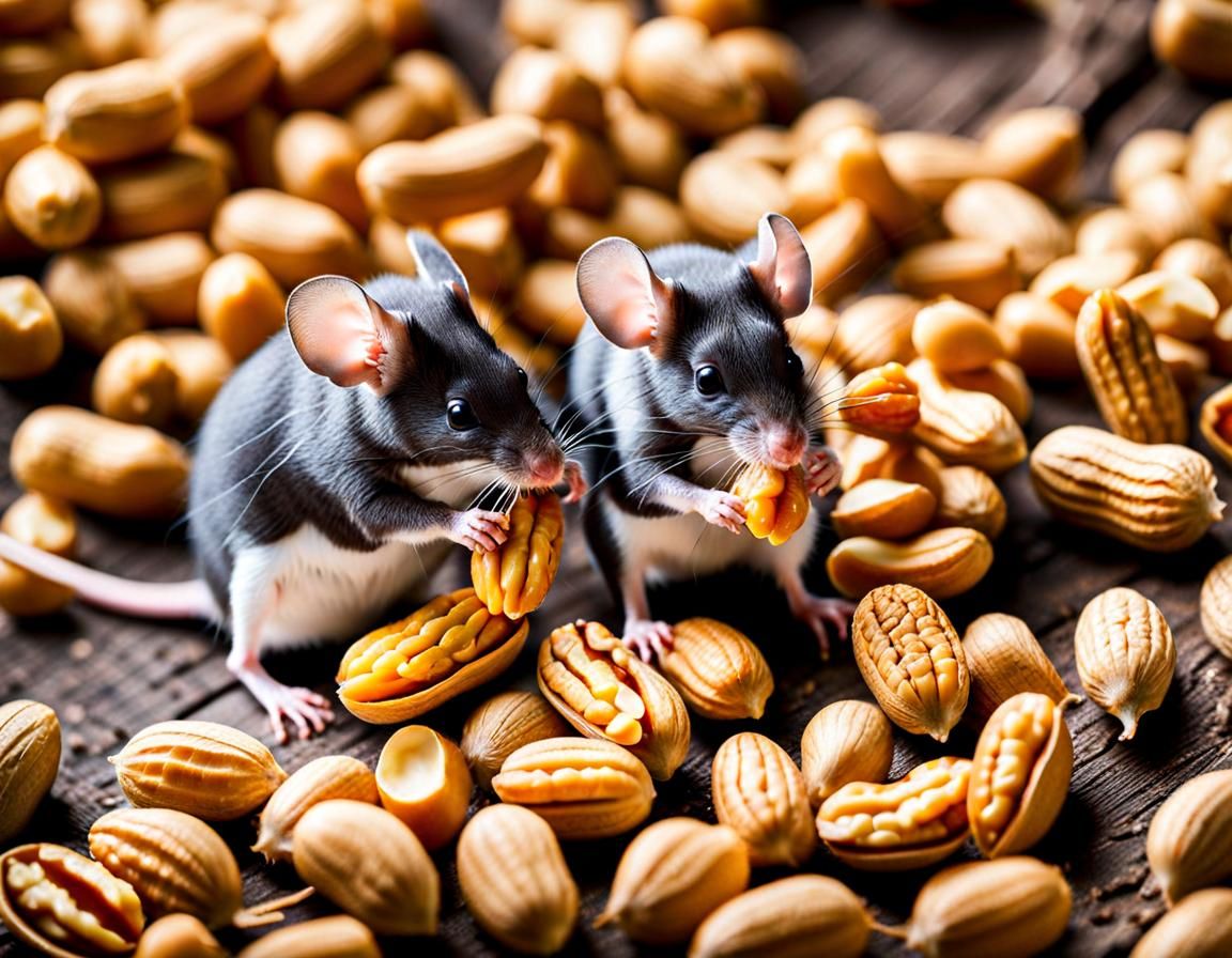 Mice Feast: A Study in Peanut Consumption