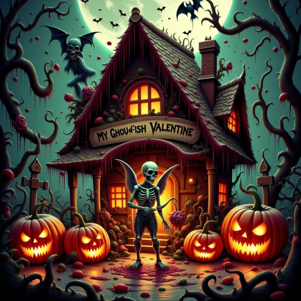 Macabre Valentine Meets Halloween in Gothic Romance