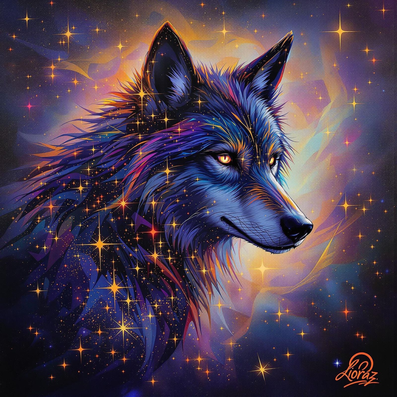 Cosmic Doctor in Sad Vortex, Graffiti Style