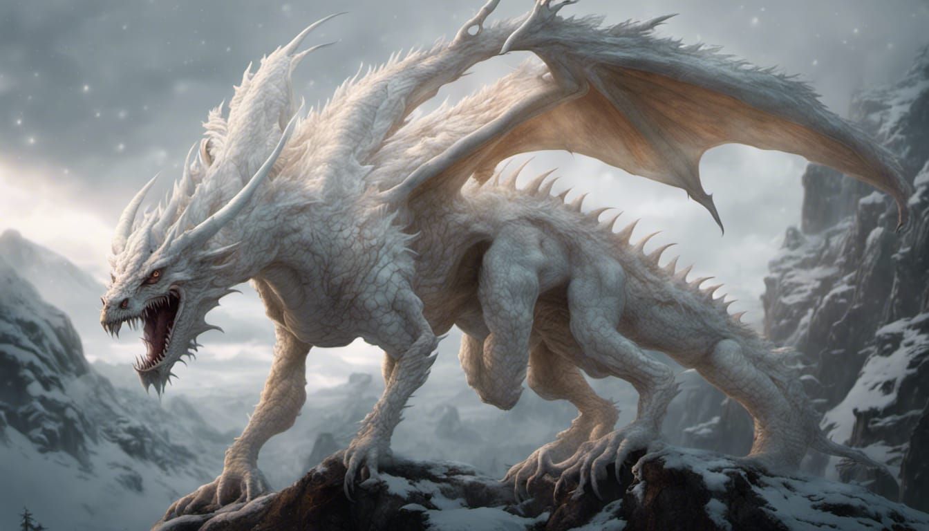 Ivory Wendigo Dragon