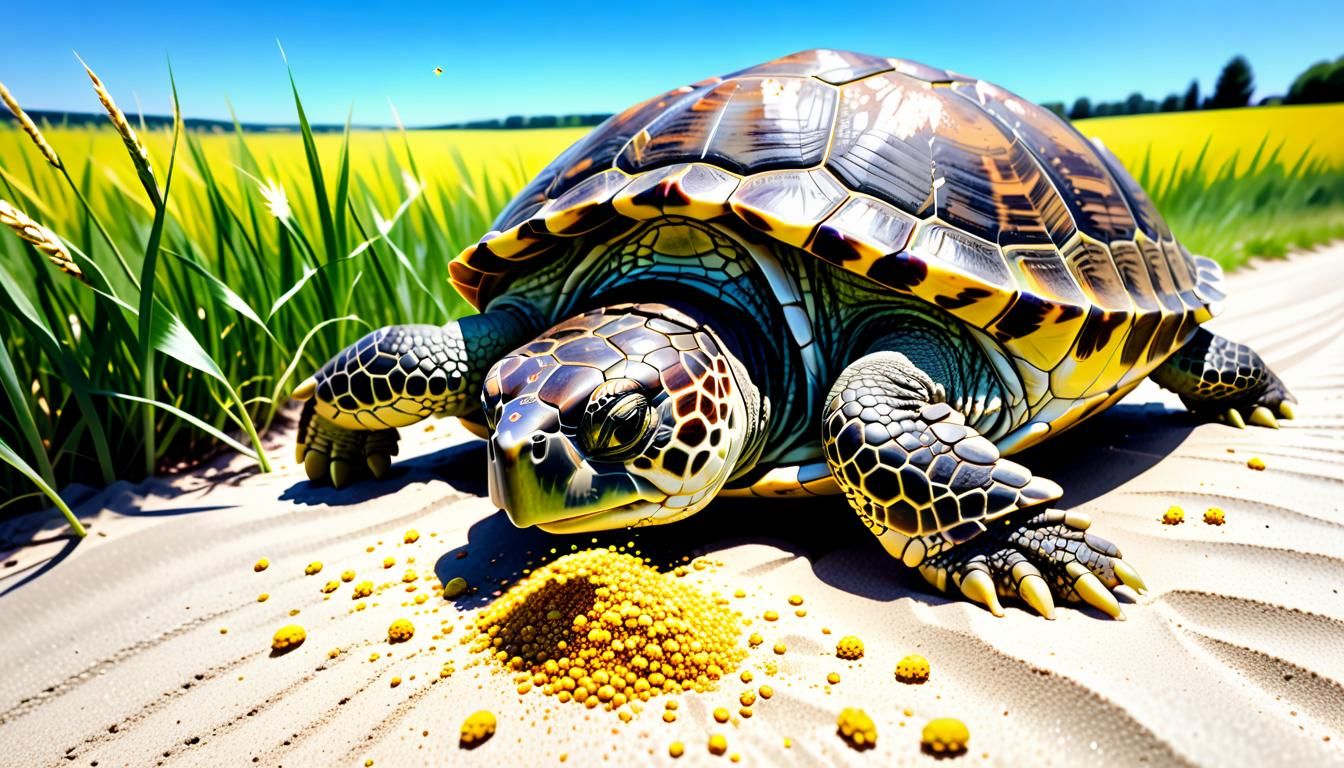 Grass Seedheads Swaying in the Wind