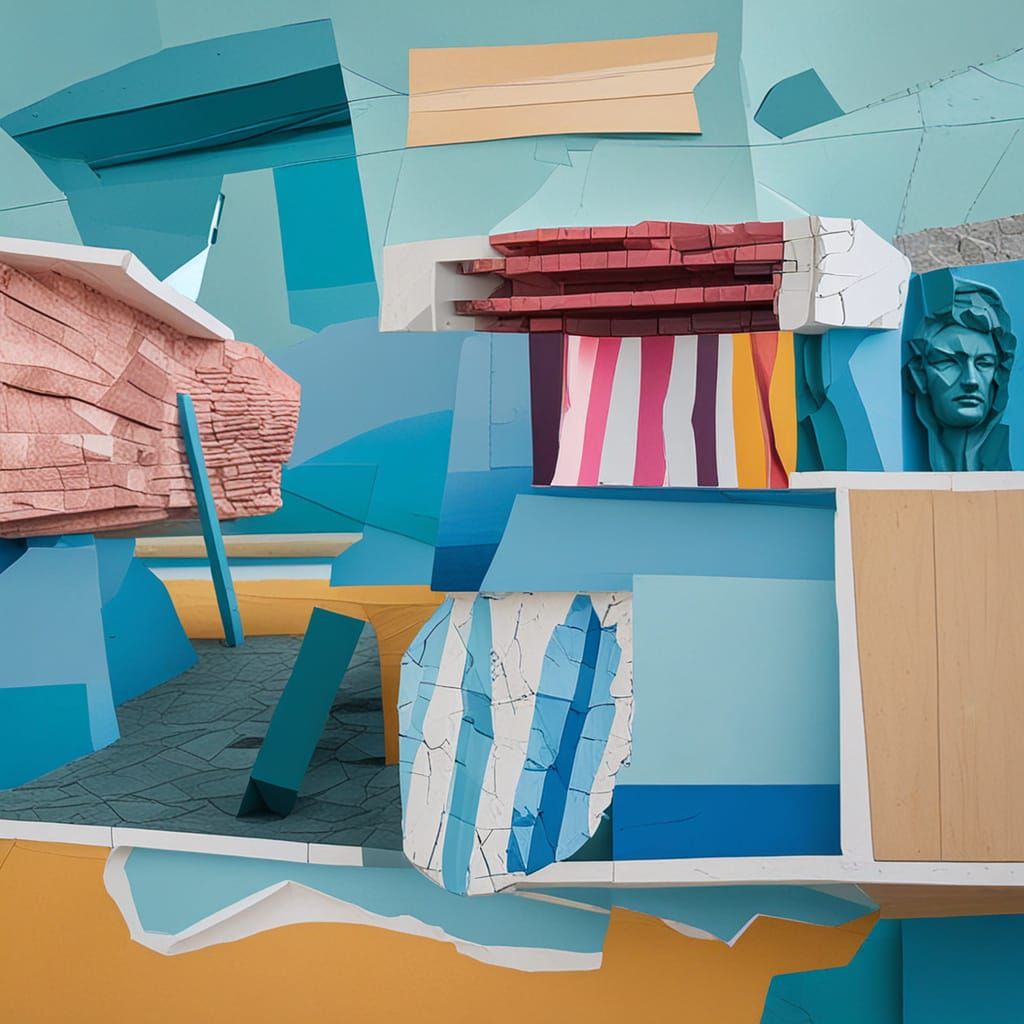 AI Art: Sculpture Meets Architecture Fusion