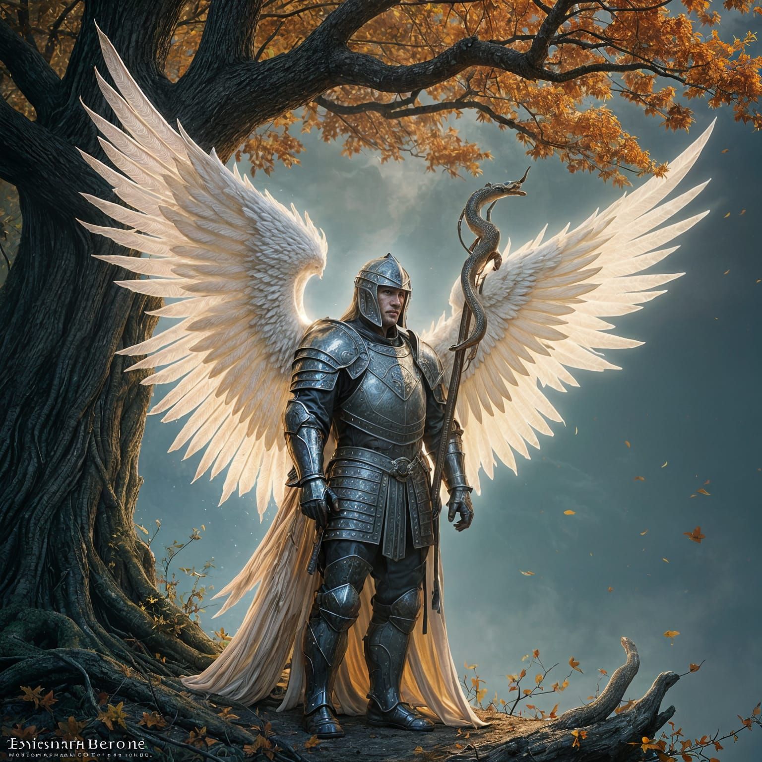 Peaceful Northern Cleric Surrounded by Spirit Guardians