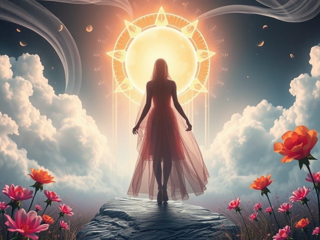 Mystical Woman Leads to a Fantasy Realm