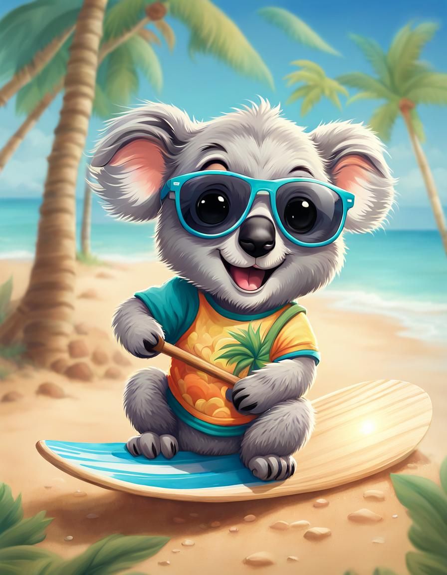 Beached Koala