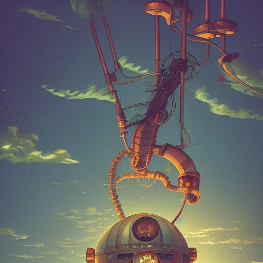 Mad scientist steampunk retrofuturism