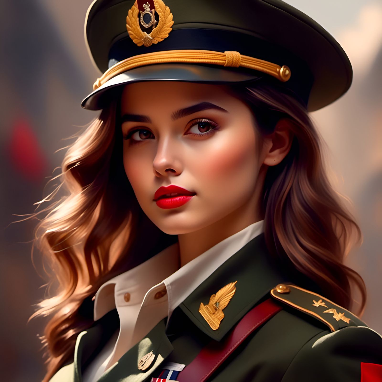 Ana de Armas as Soldier: Portrait
