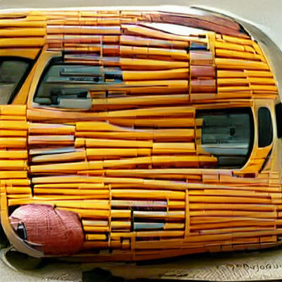 Pencil Car Design for Logo