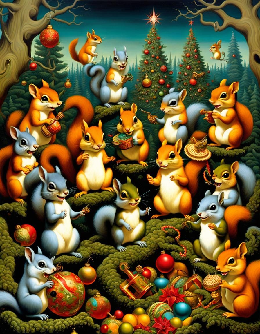 squirrels celebrating (#436)
