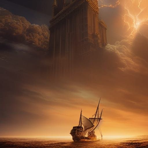 Epic Cinematic Scene: A Digital Matte Painting