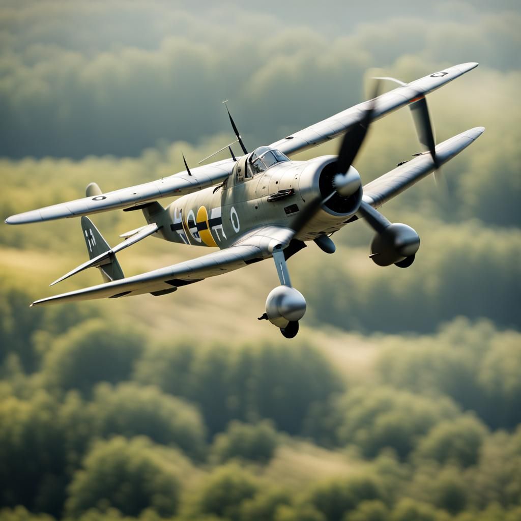 Messerschmitt Bf 109 E4 in Flight: Professional Photography