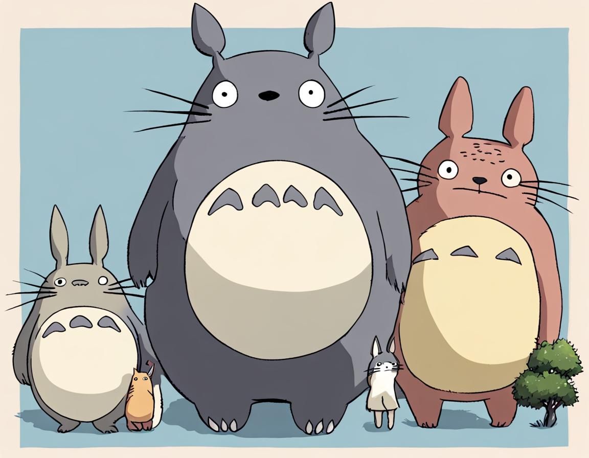 Totoro and Mei Kusakabe, Grown Up