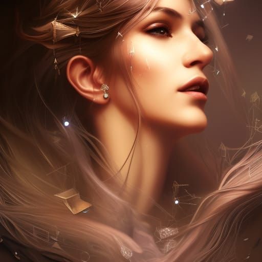 Queen of Silver Blades: Fantasy Art Portrait