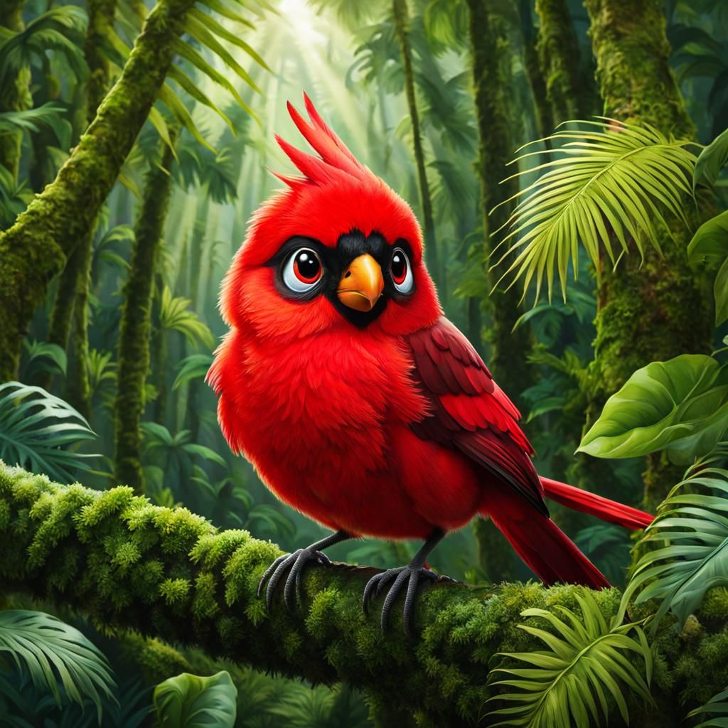 Little red bird