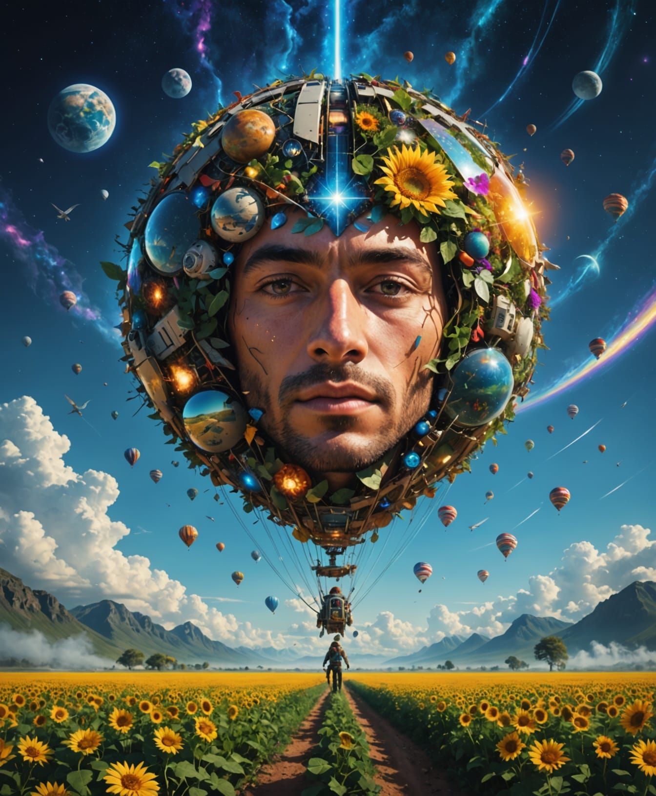 AI Generates Abstract Image