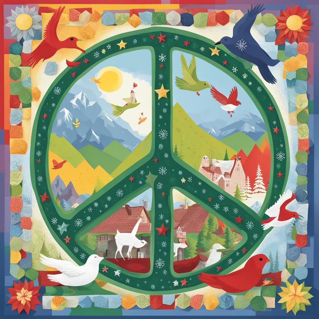 Peace on Earth: An AI Interpretation