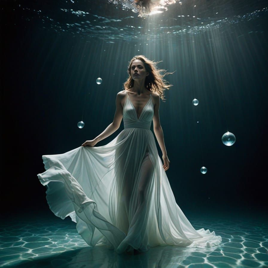 Underwater photoshoot