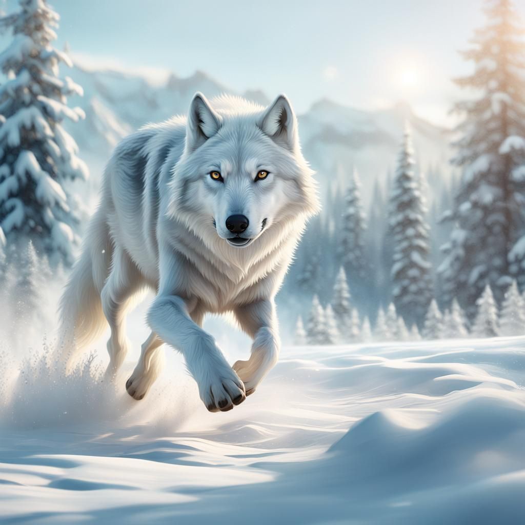 White wolf