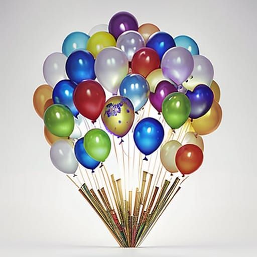 Safety Pin Sculpture in Popping Balloon Art