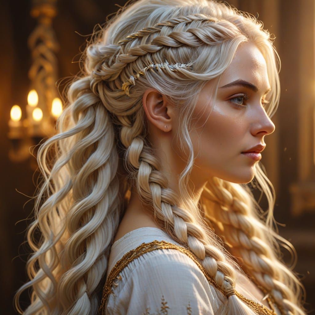 Woman with Long Hair