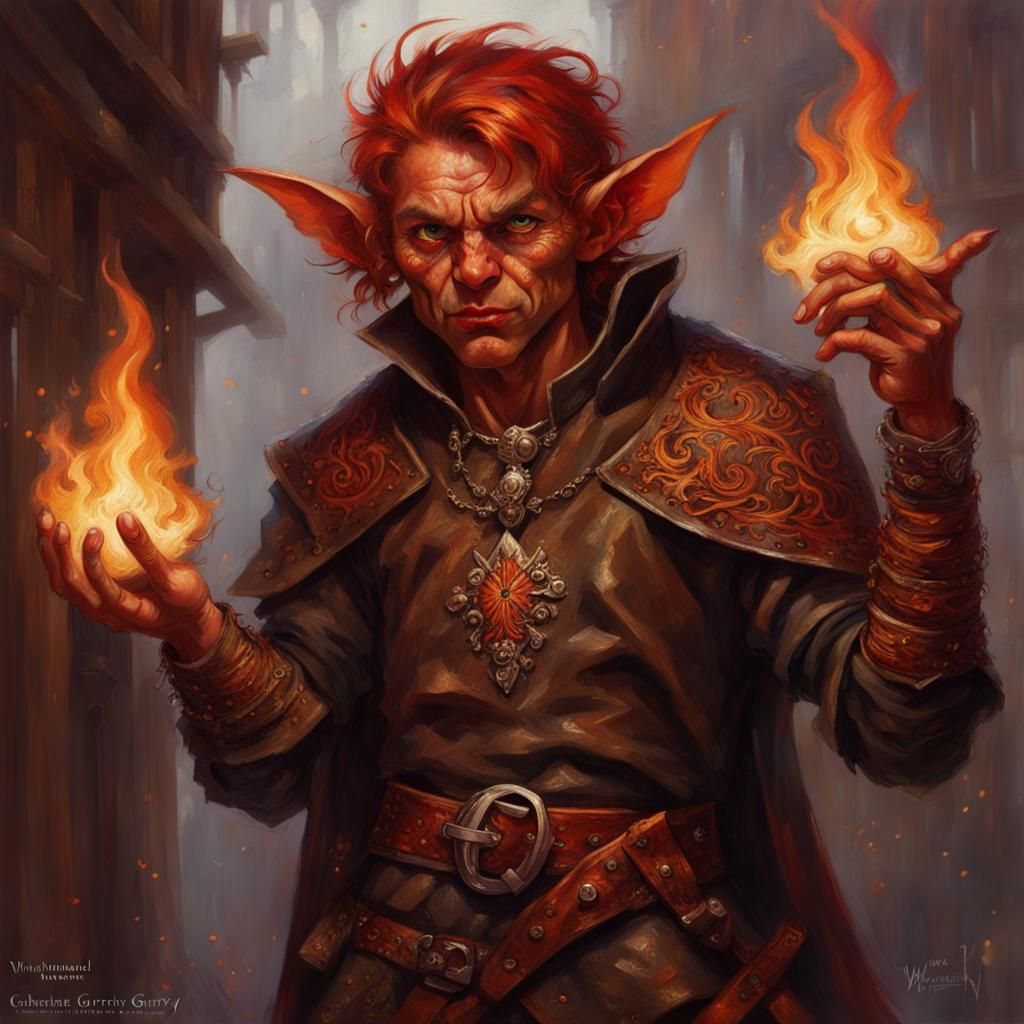 Fiery Goblin in Wayne Reynolds Style