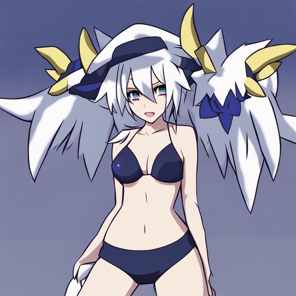 Anime Girl as Absol in Bikini
