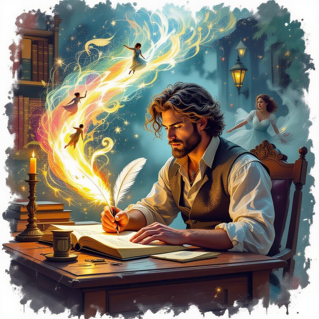 Author's Imagination Comes Alive with Glowing Ink