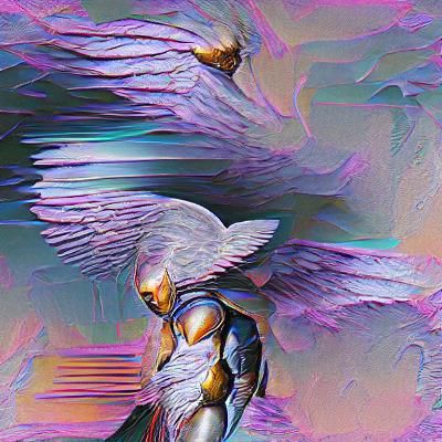 Radiant Archangel in Digital Art