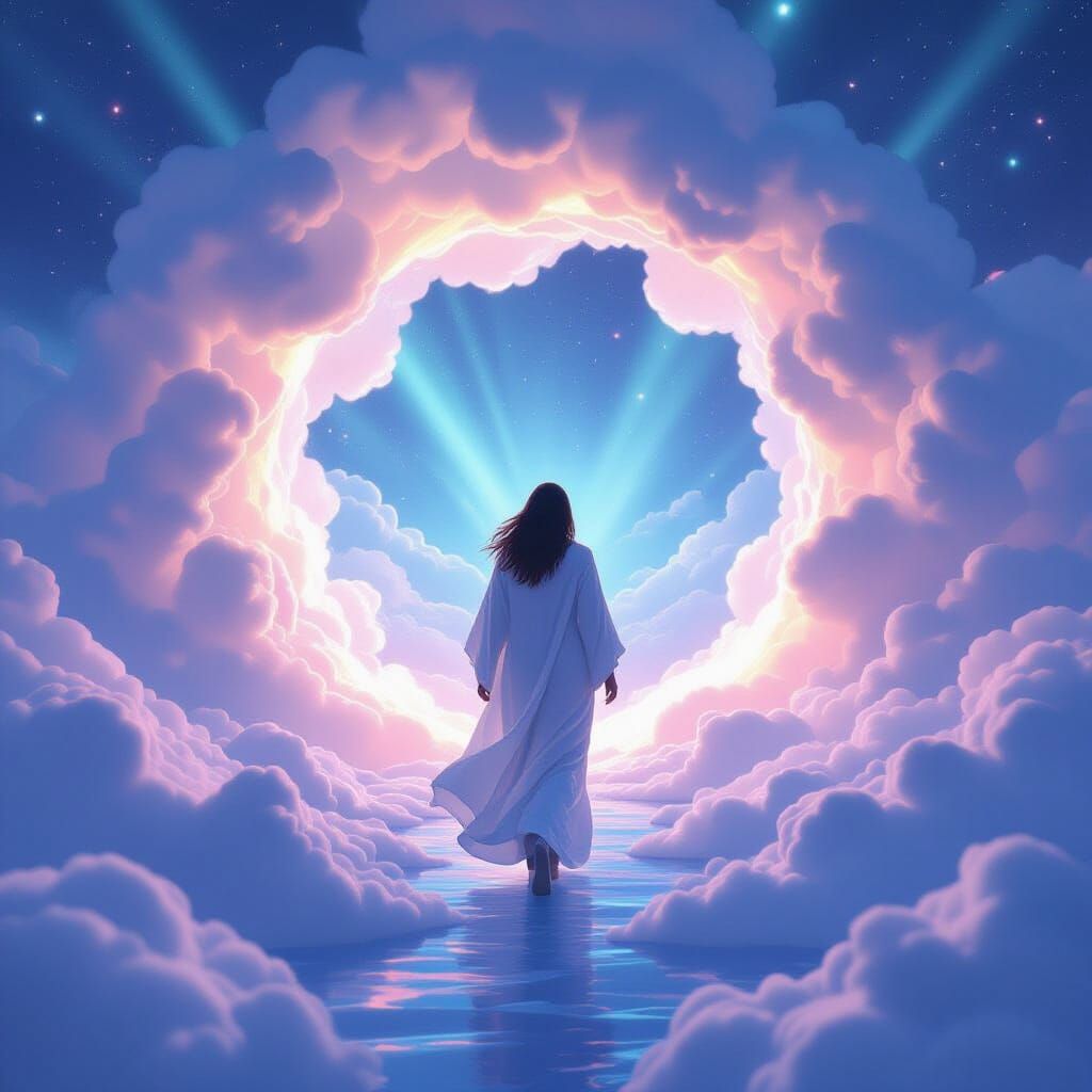 Bioluminescent Portal to Colorful Dimension