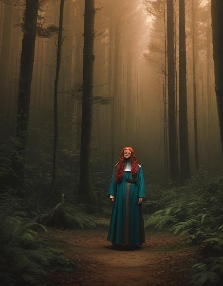 Fantasy Elf Portrait in Cinematic Style