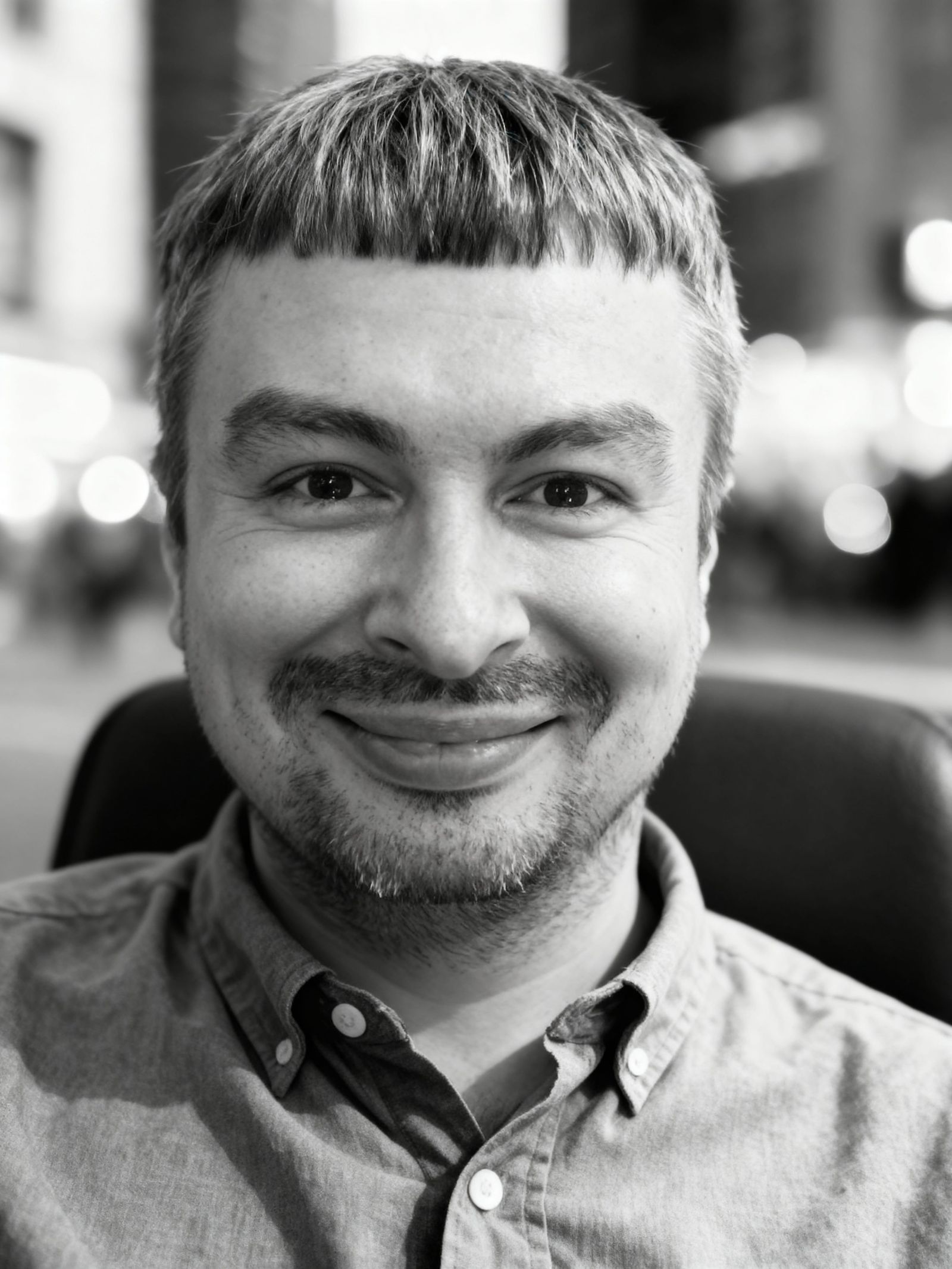 Cinematic Black and White Portrait Avatar