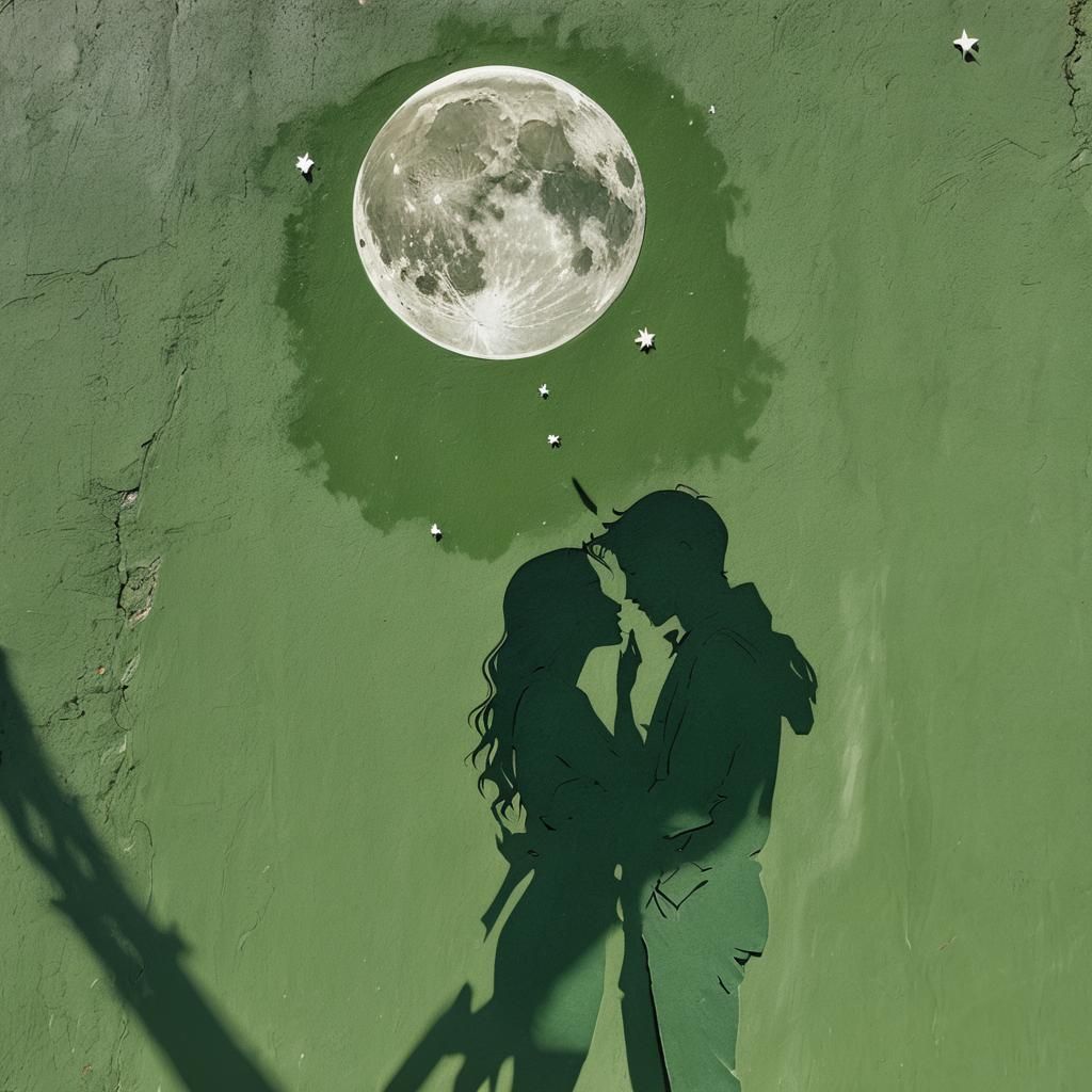 Villa Shadows: Kiss Under the Moonlight