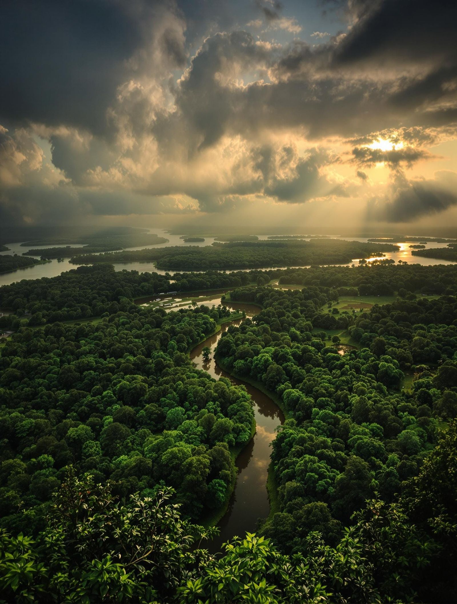Amazon Rainforest in Hyperrealistic Detail