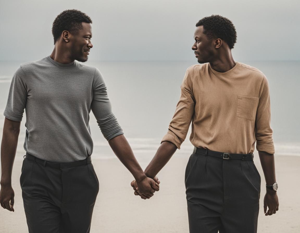 Two Men Holding Hands