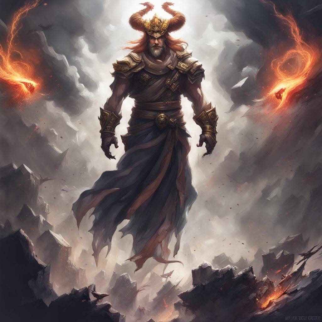 Stylized Game God Character Design